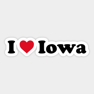 I Love Iowa Sticker